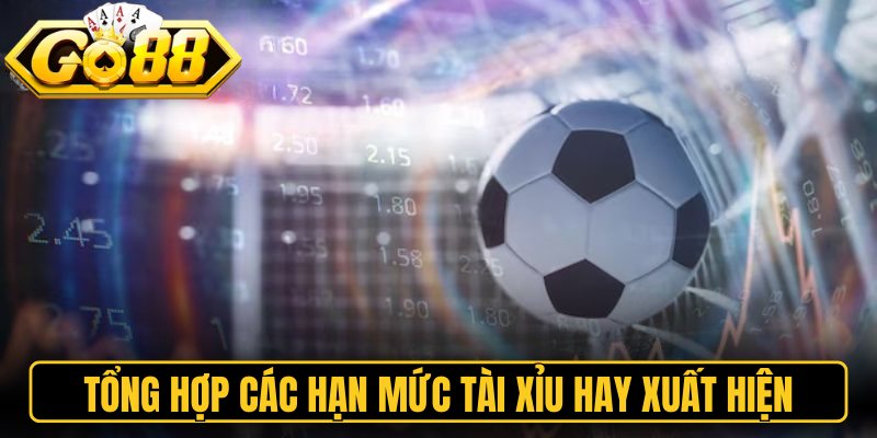 Kèo Tài Xỉu Go88 – Hướng Dẫn Đặt Cược Và Mẹo Soi Chuẩn 2 Tổng hợp các hạn mức tài xỉu hay xuất hiện