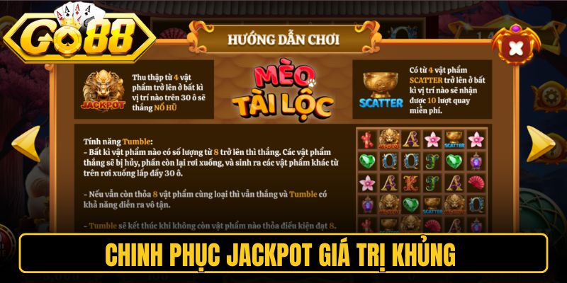 Mèo Tài Lộc Go88 - Khởi Sắc Tài Vận Cùng Các Vòng Quay 2 Chinh phục jackpot giá trị khủng